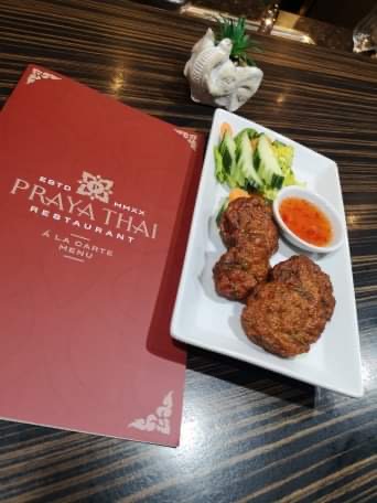Praya Thai menu and typical starter